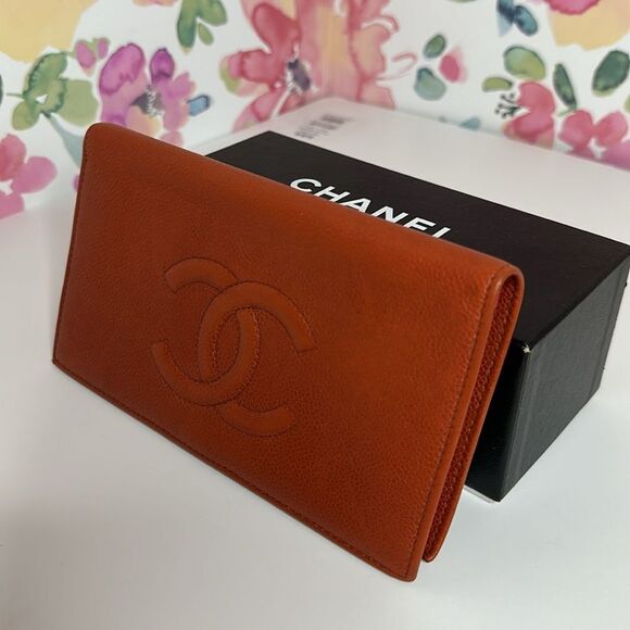 💯Authentic Chanel Caviar Bifold Long Wallet🍀 - Picture 14 of 16